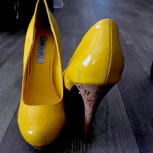 Yellow heels